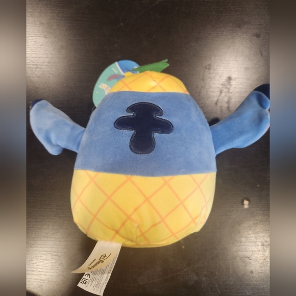 Disney Stitch Pineapple Plush with Blue and Yellow - Picture 4 of 4
